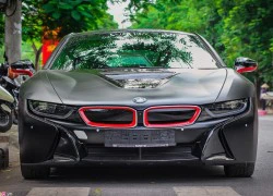 Ảnh đẹp xe thể thao 7 tỷ BMW i8 trên đường phố Việt Nam