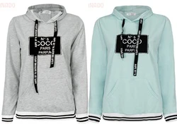 Áo hoodie nữ chữ thêu thời trang SID53235