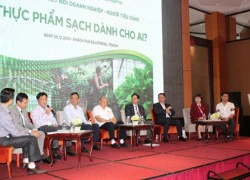 Bao giờ đáp ứng đủ thực phẩm sạch cho người dân?