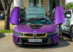 BMW i8 độ màu tím tại Sài Gòn