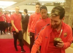 &#8216;Cậu bé áo nylon&#8217; hoàn thành giấc mơ gặp Messi