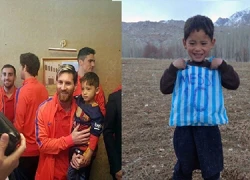 "Cậu bé mặc áo túi ny lông" được gặp thần tượng Messi