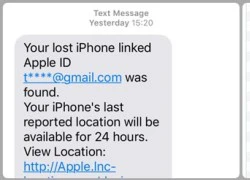 Cướp iPhone, nhắn tin lừa nạn nhân thoát iCloud ở Hà Nội