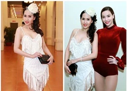 'Gái nhảy' Minh Thư mặc sexy, đọ sắc cùng Hà Hồ