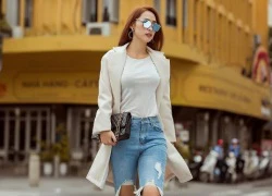 HH Việt Nam Quốc tế Mỹ 2017 xuống phố với style rách rưới