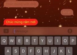 Hiệu ứng mừng năm mới cho người Việt trên iMessage