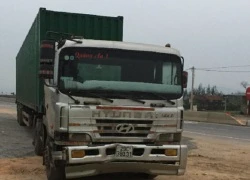 Lái xe container bị chặn bắt cách điểm gây tai nạn chết người 20 km