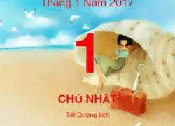 Lịch nghỉ Tết Dương lịch 2017