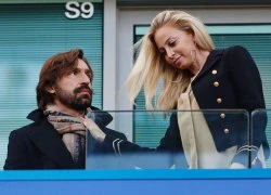 Pirlo đưa bạn gái và con đi cổ vũ Chelsea