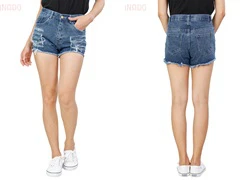 Quần short jean rách năng động SID52010