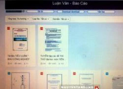 Rò rỉ file luận văn của Trường ĐH Cần Thơ