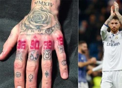 Sergio Ramos gây tò mò bằng hình xăm mới