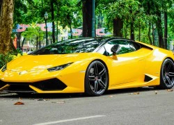 Siêu xe Lamborghini Huracan của Cường Đô La độ gầm thấp