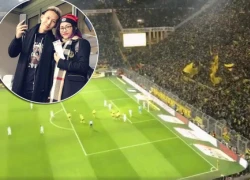 Tú ngựa sướng run người khi cùng 8 vạn khán giả cổ vũ Borussia Dortmund