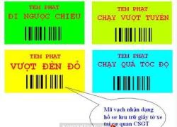 200.000 USD chống ùn tắc: Dán tem phạt thật to lên xe