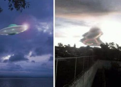 Bí ẩn UFO khổng lồ lơ lửng trên bầu trời khiến người dân phát hoảng