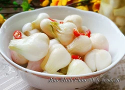 [Chế biến] - Cách muối dưa hành chua ngon chỉ 5-6 ngày là ăn được