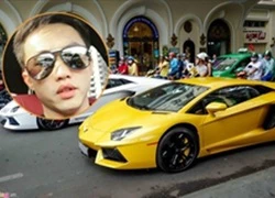 Chồng cũ Hồ Ngọc Hà và các đại gia Sài Gòn chơi Tết bằng siêu xe Lamborghini