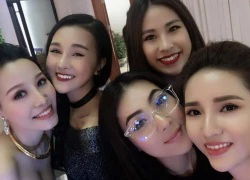 &#8220;Hội chị em bạn dì&#8221; đẹp như tiên của vợ hot boy Nhật ký Vàng Anh