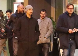 Ibra và Mkhitaryan đánh chén ở nhà hàng phong cách Brazil