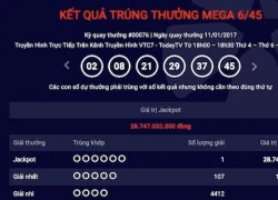 Lần thứ 10 có người trúng xổ số Vietlott tiền tỉ