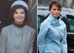 Melania Trump mặc giống Jackie Kennedy ngày chồng nhậm chức