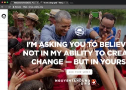 Obama ra website mới sau khi rời Nhà Trắng