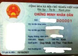 Tạo chứng minh thư giả với giá hơn 20 triệu đồng