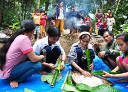 Tết ấm cúng của cha con "người rừng"