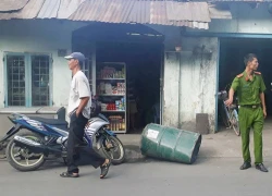 Thùng phuy phát nổ, người đàn ông tử vong