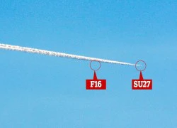 Tiêm kích Nga sản xuất vờn nhau với F-16 trên bầu trời Mỹ