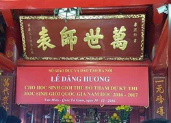 Sở GD&ĐT Hà Nội nói về 'lễ dâng hương cho học sinh giỏi'