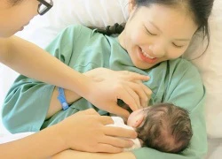 Vợ kiện tướng Chí Anh sinh con gái sau 4 tháng kết hôn