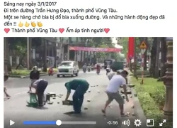 Xôn xao clip người dân Vũng Tàu gom bia giúp tài xế xe tải