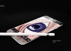 Ý tưởng iPhone 8 cảm biến mống mắt, hỗ trợ Apple Pencil