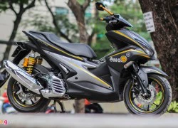 Yamaha NVX độ thắng đĩa và phuộc sau đầu tiên ở Sài Gòn