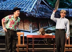 4.000 khán giả đội mưa xem show Trấn Thành, Trường Giang