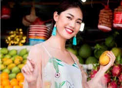 Á hậu Thanh Tú buông lơi váy áo du xuân Sài thành