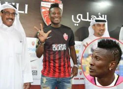 Asamoah Gyan gặp rắc rối với kiểu tóc mohican