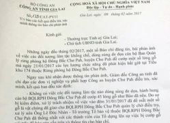 Các báo đã đưa thông tin do cán bộ "bịa chuyện" bị cướp gỗ, không cần đính chính!