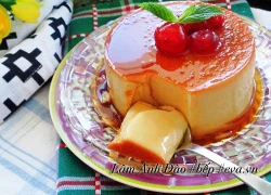 [Chế biến] - Cách làm bánh flan pudding mềm mịn, thanh mát