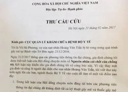 "Chồng tôi chết đúng quy trình không?"