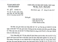 Chủ tịch Bình Định ý kiến vụ nhiều cán bộ Sở xin nghỉ đi lễ hội