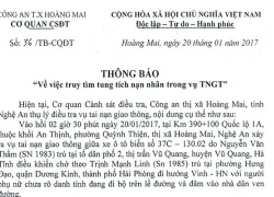 Chưa xác minh được nhân thân người phụ nữ tử nạn cách đây nửa tháng