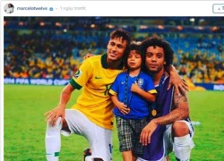 Chúc mừng sinh nhật Neymar, Marcelo chửi fan Real