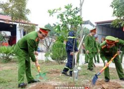 Công an các đơn vị, địa phương phát động "Tết trồng cây" mừng Đảng, mừng Xuân