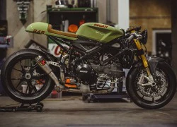 Độ sportbike Ducati 848 Evo thành cafe racer