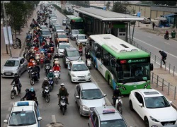 Hà Nội lắp loa tuyên truyền trên tuyến buýt nhanh BRT