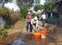 Hoang mang nước giếng bốc cháy ở Buôn Ma Thuột