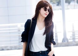 Học mỹ nhân Hàn phối blazer cho ngày ấm